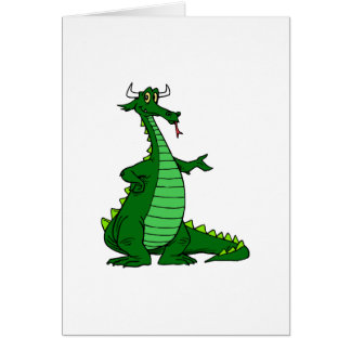 Silly Dragon Green Cards