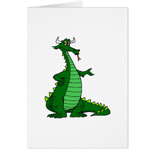 Silly Dragon Green Cards (Front)