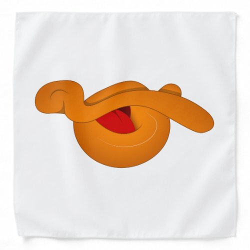 Silly Duck Face Cartoon Bandana