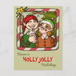 Silly Elves Holiday/ Christmas Card