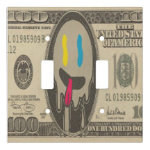 Silly Emoji Graffiti Face Realistic Dollar Bill