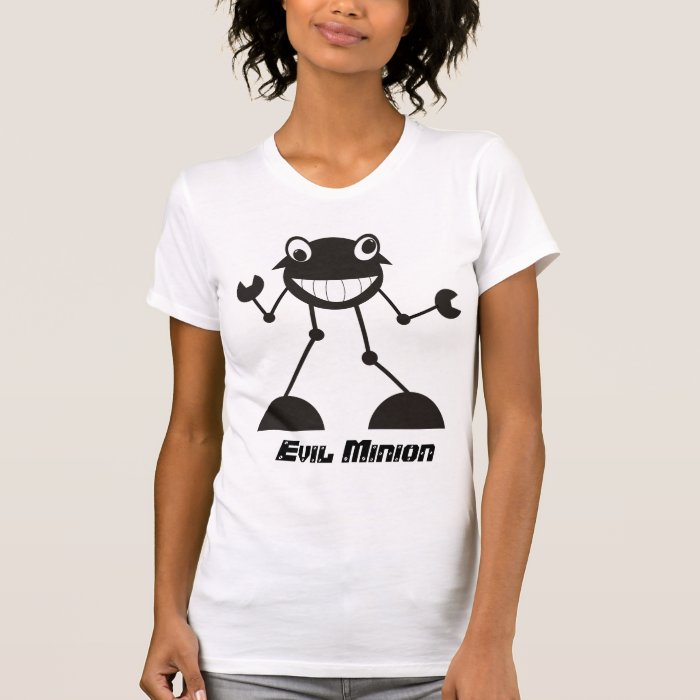 Silly Evil Robot   Evil Minion Tshirts