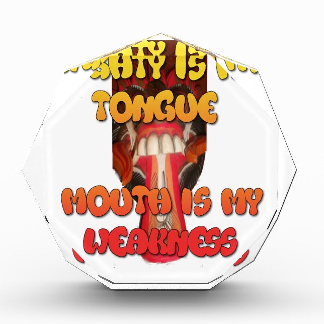 Silly Face: Tongue-Out Expression Humor Award (Front)