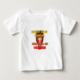 Silly Face: Tongue-Out Expression Humor Baby T-Shirt