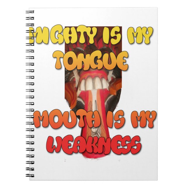 Silly Face: Tongue-Out Expression Humor Notebook (Front)