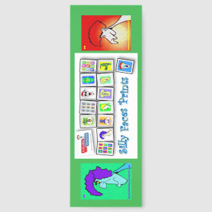 Silly Faces Books Bookmark
