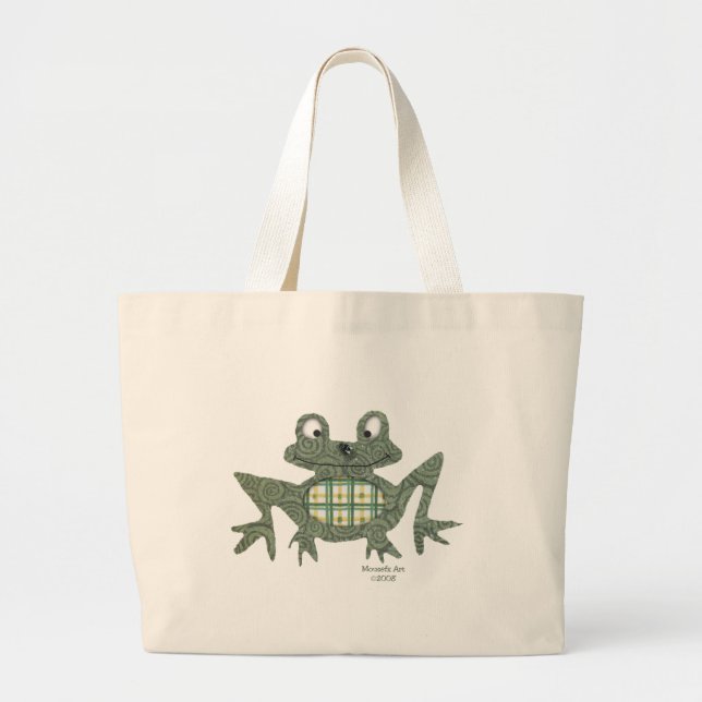 Silly Frog Tote Bag (Front)