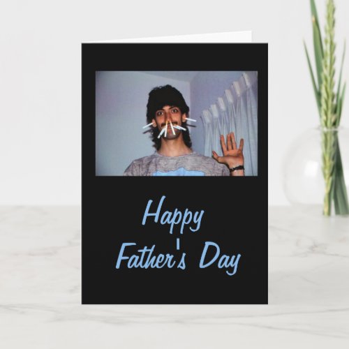 Silly Funny Dad Fathers Day Greeting Card