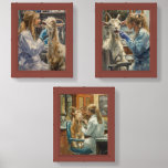 Silly Goat Dentist Visit  Wall Art Sets