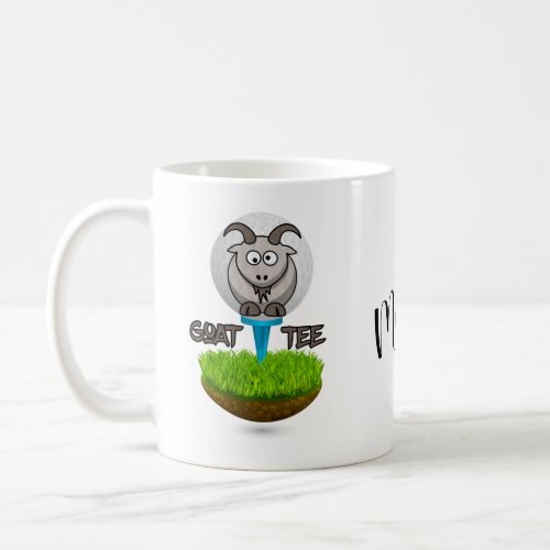 Silly Goat Golf Tee Coffee Mug