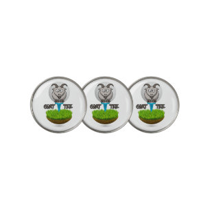 Silly Golfing Goat Tee Golf Ball Marker