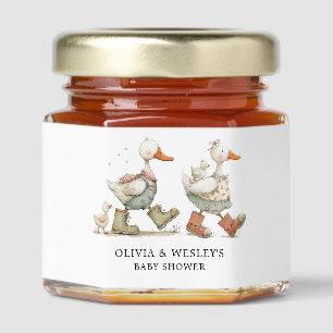 Silly Goose 2nd Baby Baby Shower Honey Jar Favors