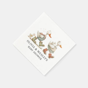Silly Goose 2nd Baby Baby Shower Napkins