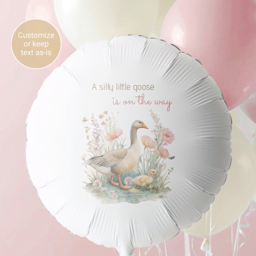 Silly Goose Baby Shower Balloon Decoration
