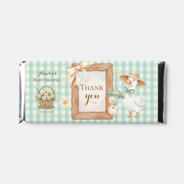 Silly Goose Baby Shower Candy Bar Wrapper (Front)
