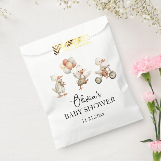 Silly Goose Baby shower Favor Bag (Sealed)