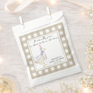 Silly Goose Baby Shower  Favor Bag