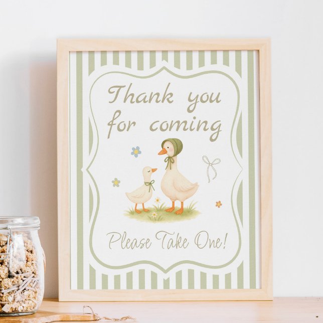 Silly Goose Baby Shower Favor  Poster (Creator Uploaded)