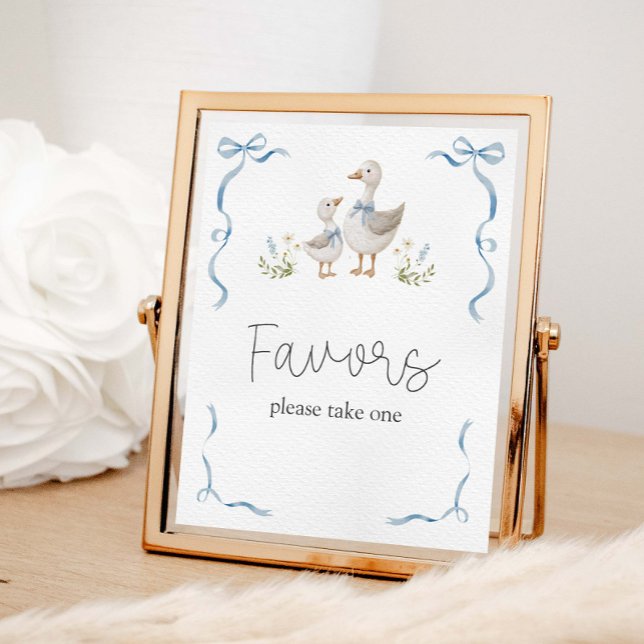 Silly Goose Baby Shower Favors Poster (Creator Uploaded)