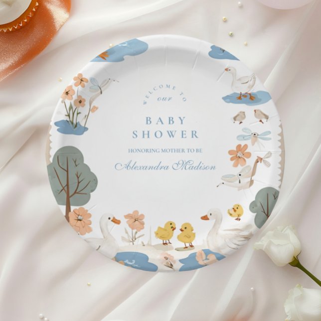 Silly Goose Baby Shower  Paper Plates (Creator Uploaded)