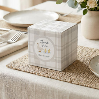 Silly Goose Baby Shower Thank You Favor Boxes