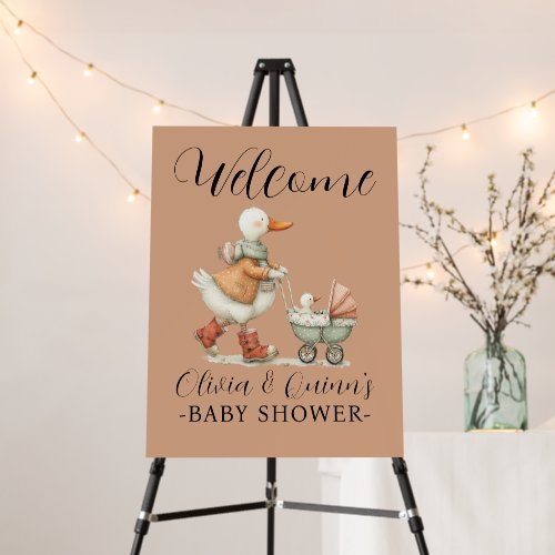 Silly Goose Baby Shower Welcome Foam Board