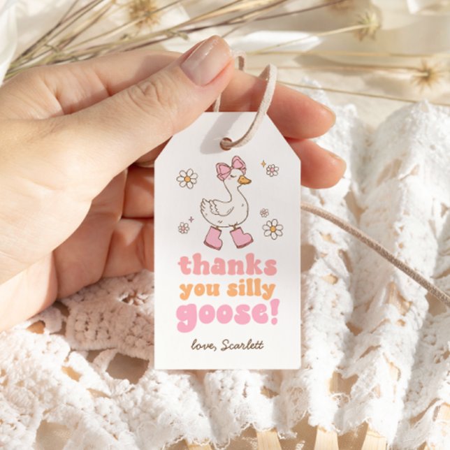 Silly Goose Birthday Favor Tags (Creator Uploaded)