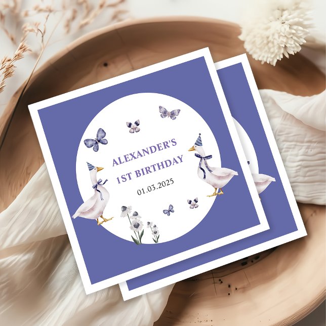 Silly Goose Birthday Party  Napkins (Creator Uploaded)