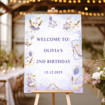 Silly Goose Birthday Party Welcome Sign