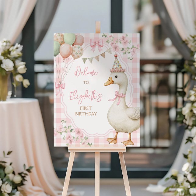 Silly Goose Birthday Welcome Sign (Creator Uploaded)