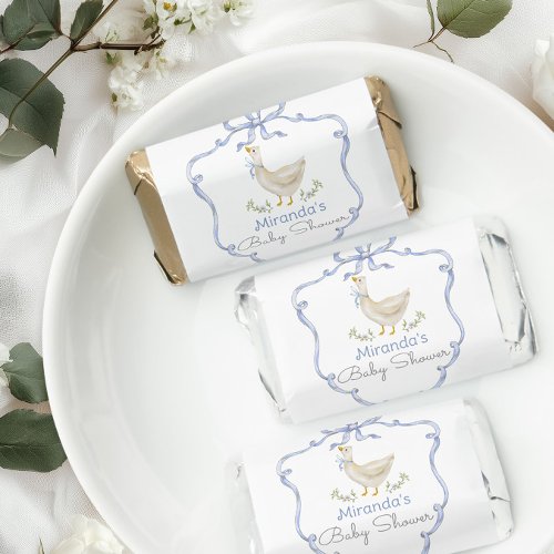 Silly Goose Blue Bow Baby Boy Shower