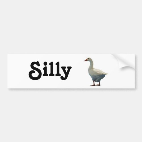 Silly Goose Bumper Sticker
