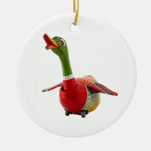 Silly Goose Ceramic Ornament