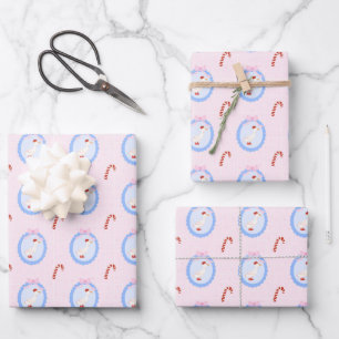 Silly goose christmas wrapping paper sheets
