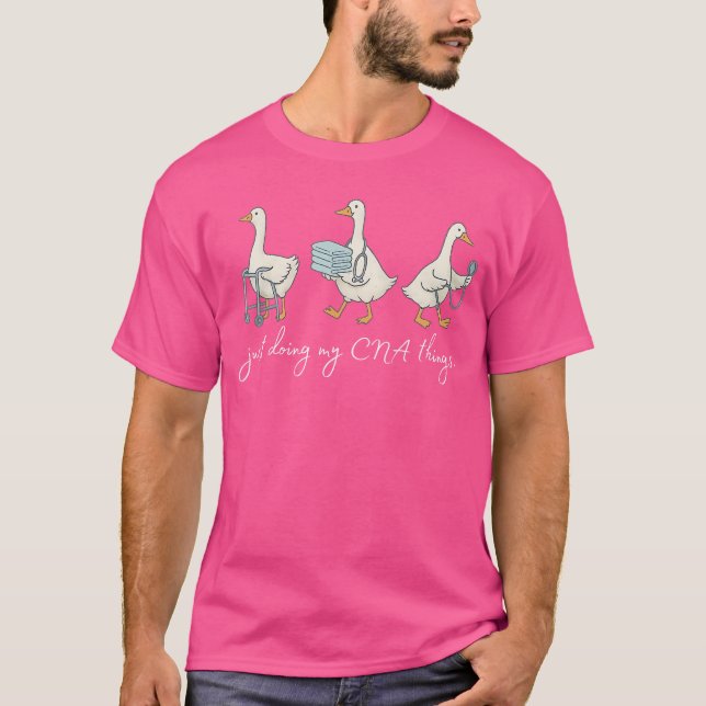Silly Goose CNA Certified Nursing Assistant Apprec T-Shirt (Front)