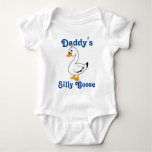 Silly Goose Custom Kids Shirt - Blue Text at Zazzle