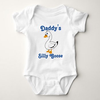 Silly Goose Custom Kids Shirt - Blue Text by wild_child_baby at Zazzle