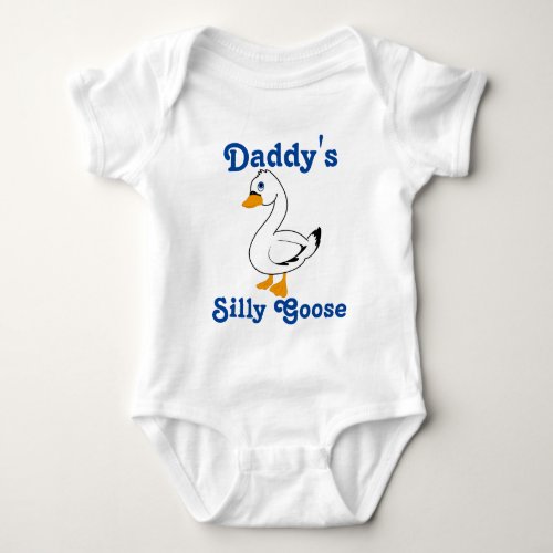 Silly Goose Custom Kids Shirt _ Blue Text