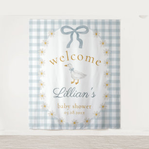 Silly Goose Daisy Baby Shower Welcome Backdrop