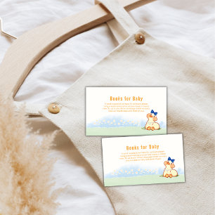 Silly Goose Daisy Flower Books For Baby Shower Enclosure Card