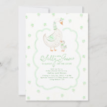 Silly Goose Elegant Gender Neutral Baby Shower