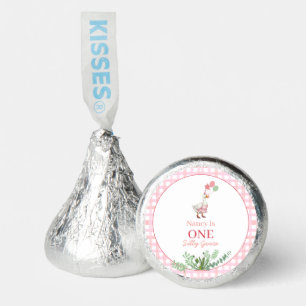 Silly Goose First Birthday Pink Hershey®'s Kisses®