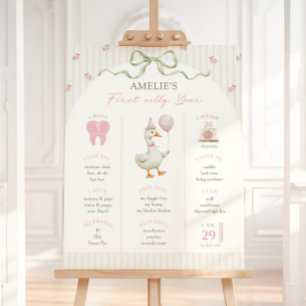 Silly Goose First Year Milestone Foam Board