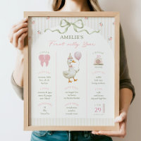 Silly Goose First Year Milestone