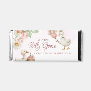 Silly Goose Flower Garden Mushroom Baby Shower Hershey Bar Favors