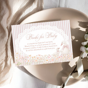 Silly Goose Flower Girl Books for Baby Enclosure Card
