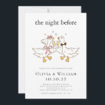 Silly Goose Funny Rehearsal Dinner Invitation<br><div class="desc">Silly Goose Funny Rehearsal Dinner Invitation</div>