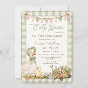 Silly Goose Gender Neutral Baby Shower Invitation