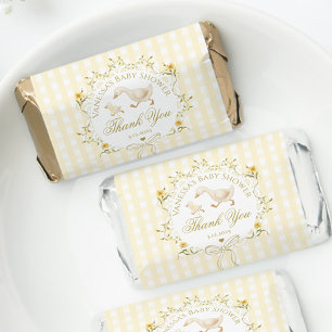 Silly Goose Gender neutral Gingham Thank you Hershey's Miniatures