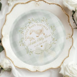 Silly Goose Gender neutral Sage Baby Shower Paper Plates<br><div class="desc">Silly Goose Gender neutral Sage Baby Shower Paper Plates
Matching items are available.</div>